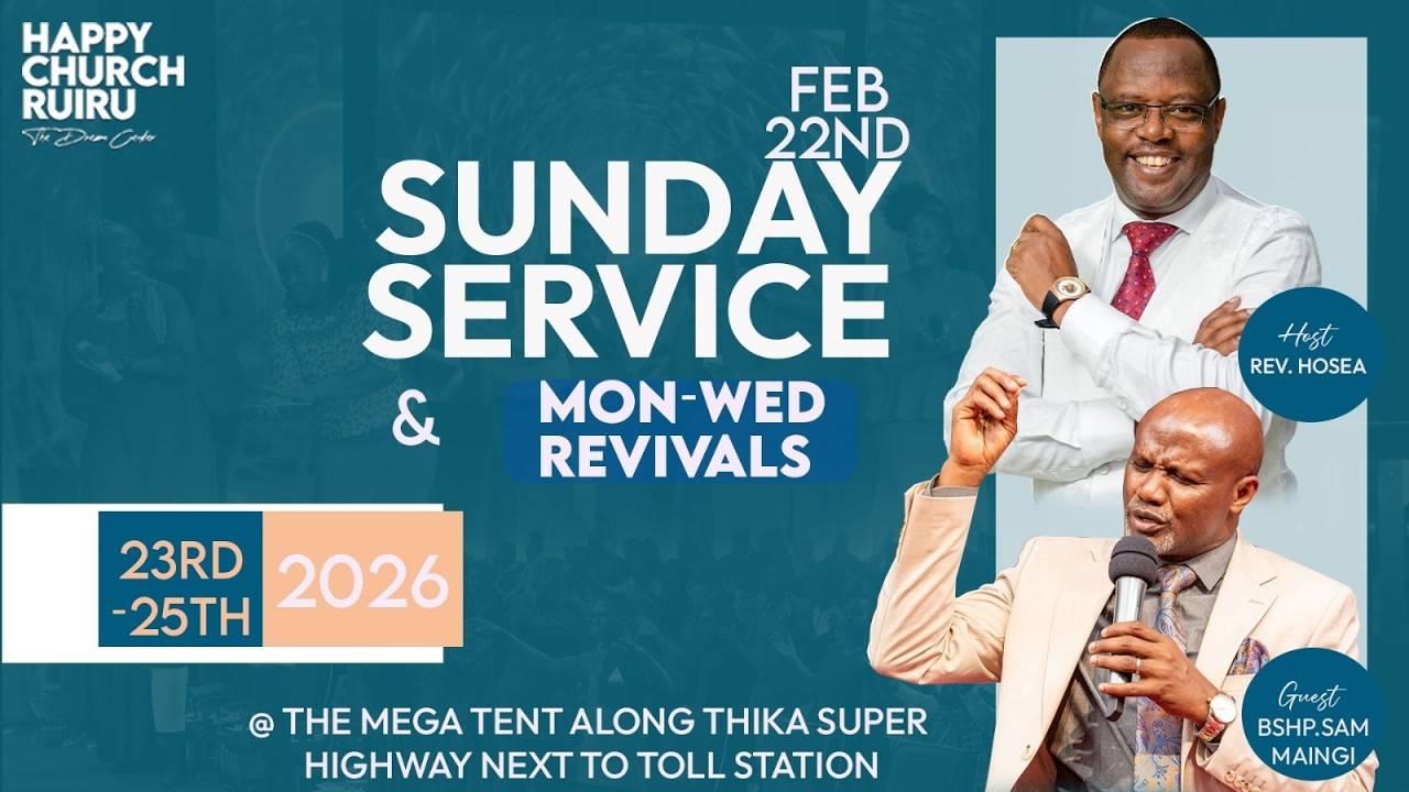 WELCOME TO OUR SUNDAY SERVICE | 22nd FEB 2026