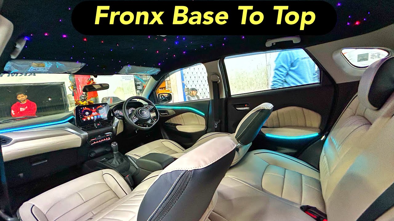 Модификация модели Maruti Suzuki Fronx Sigma: модифицированная сборка — чехол для сиденья, ДХО и ...