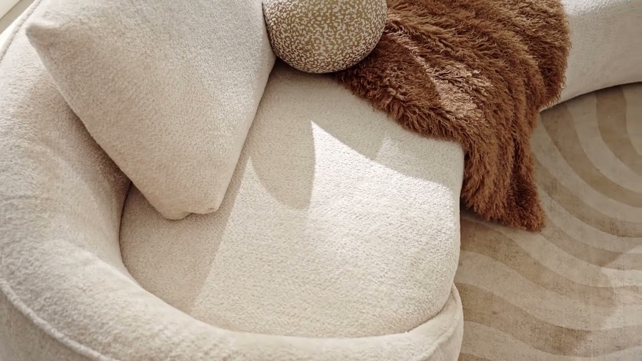 Discover the Irene Collection &mdash; Curved Chenille Sectionals by Z Gallerie