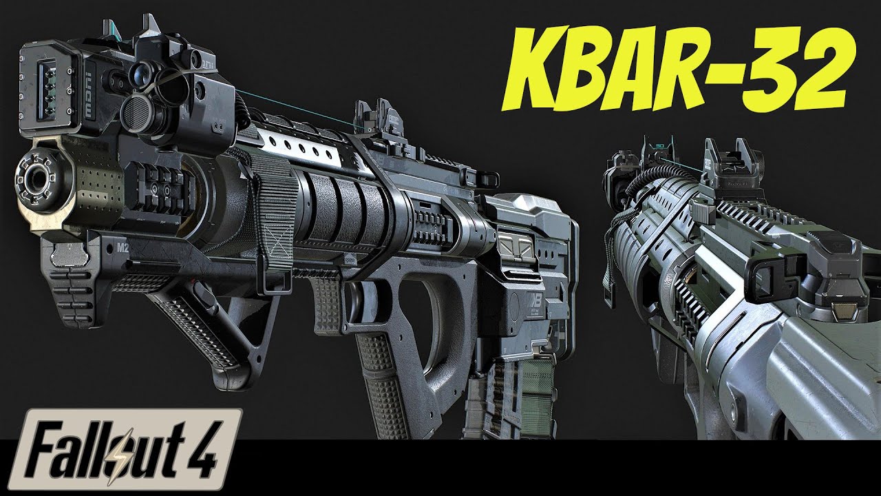 Zdobądź KBAR-32! | Modyfikacje broni Fallout 4 2020.|