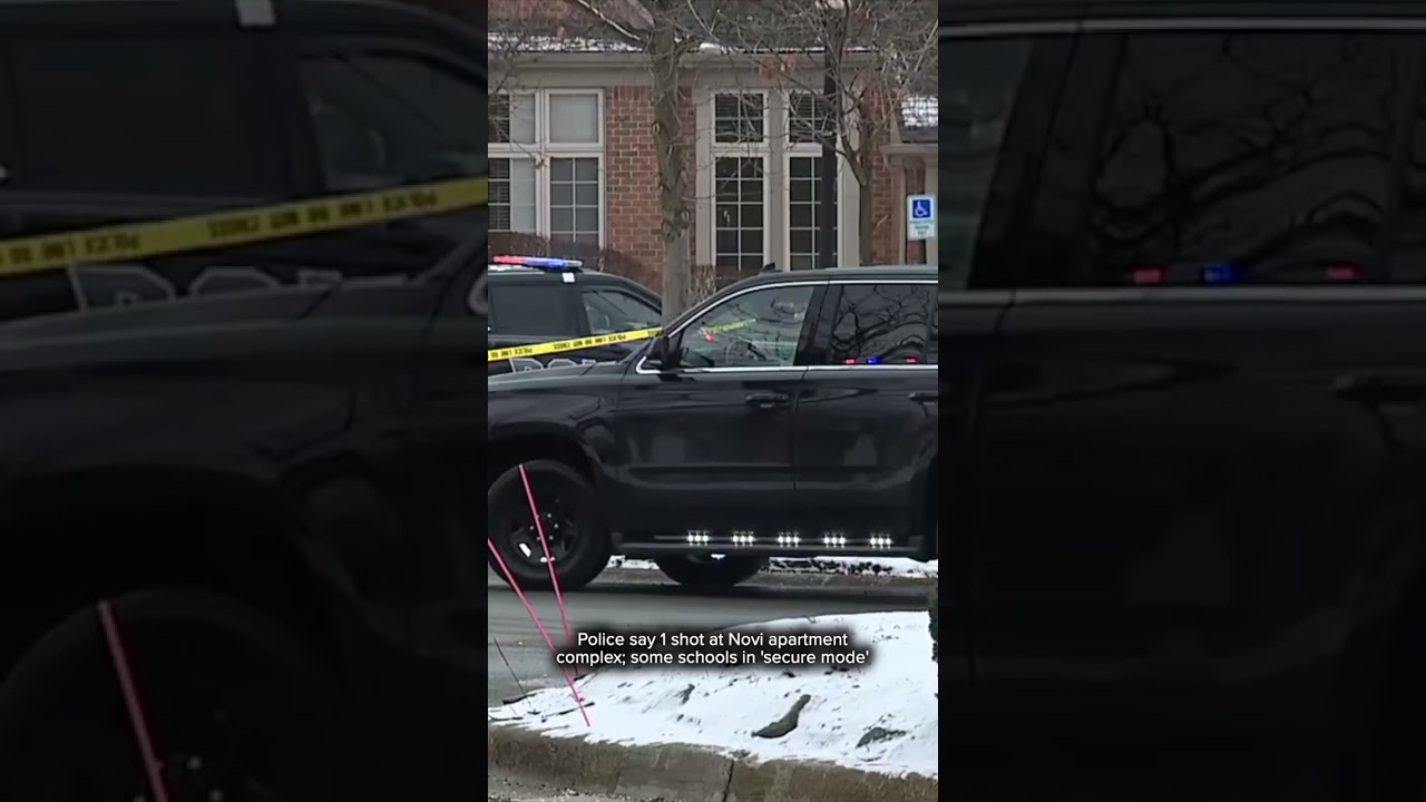 Police are investigating a shooting at an apartment complex in Novi on Wednesday morning