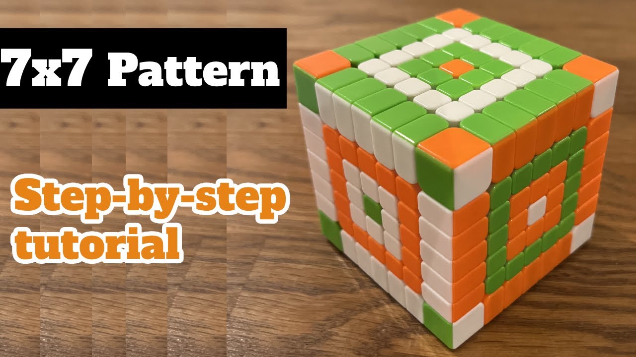 7x7 Rubik&rsquo;s Cube: Awesome Pattern Step-by-Step Tutorial!