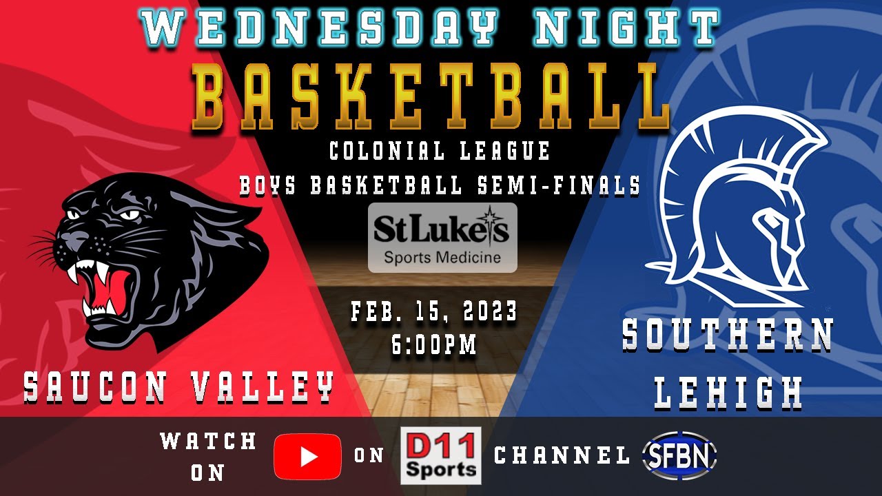 Colonial League Boys Basketball Semi-Finals: Saucon Valley vs. Southern Lehigh - 2-15-23