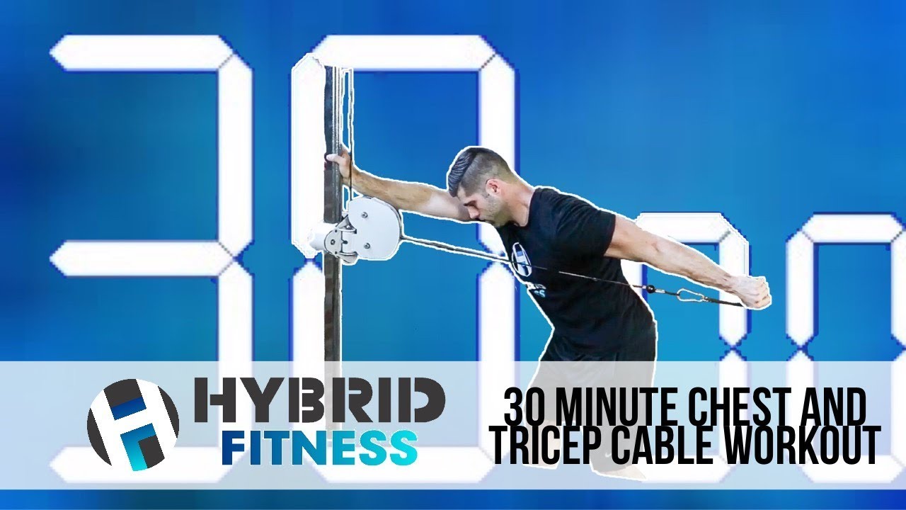 30 Minute Chest and Tricep Cable Workout | Functional Strength