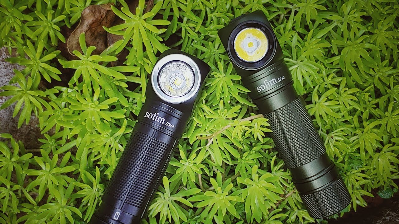 Sofirn HS40 vs Sofirn SP40 - Light Beam Comparison !