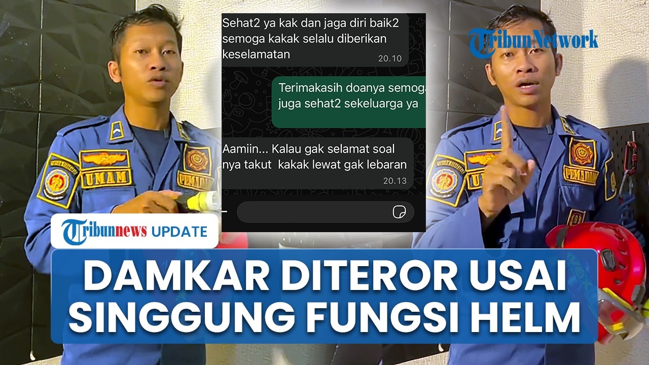 Cerita Damkar Diteror OTK usai Sentil Brimob soal Fungsi Helm Buat Melindungi, Bukan Membunuh