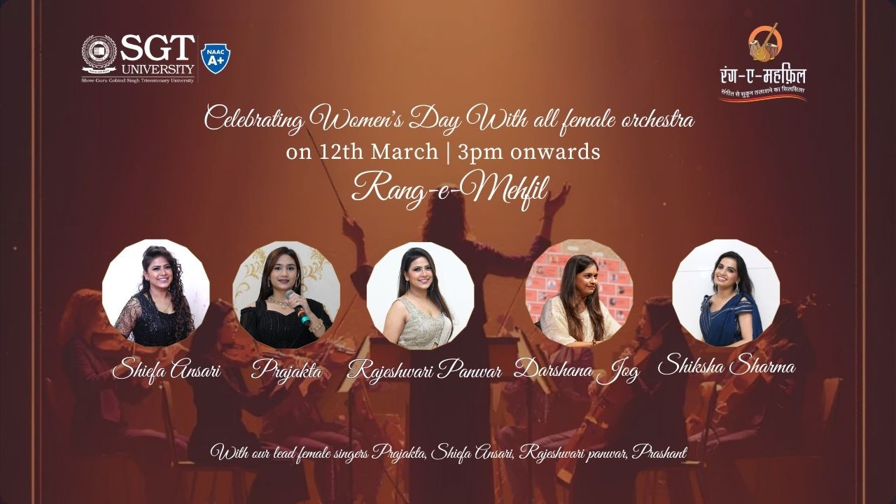 SGT University's  Women's Day Rang-e-Mehfil Live broadcast