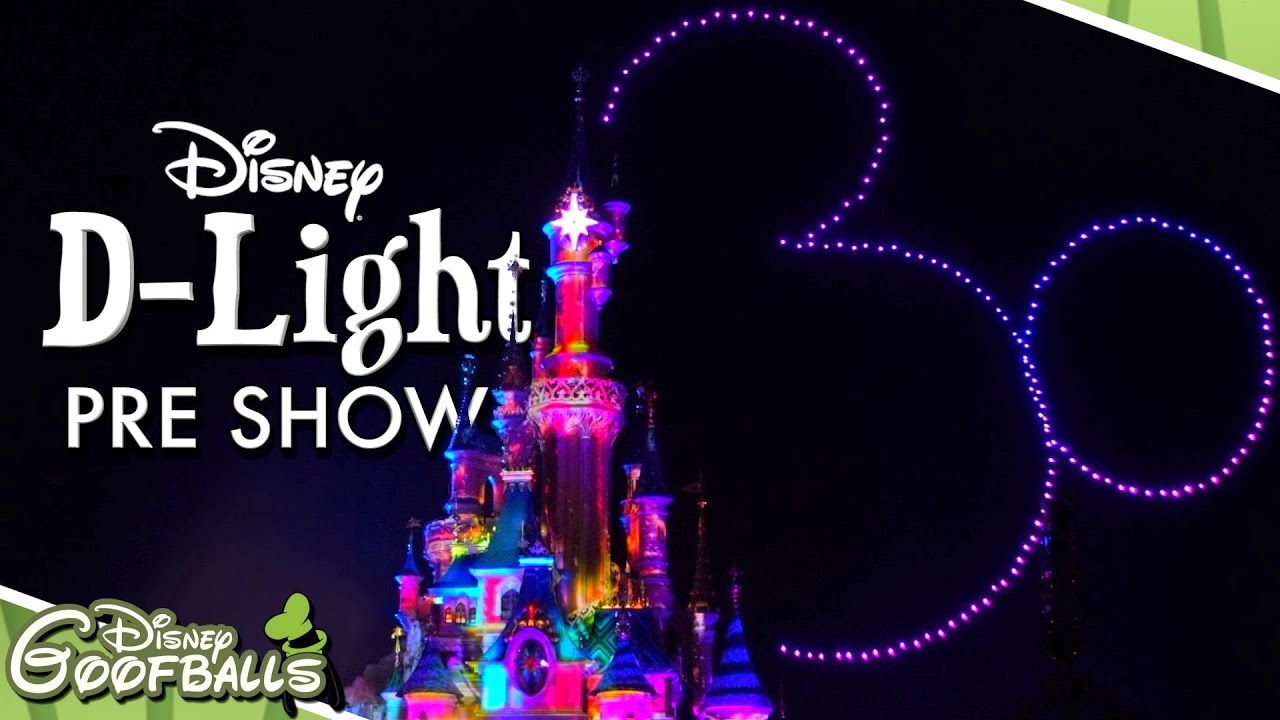 'Disney D-Light' Drone Pre Show Illuminations - Disneyland Paris 30th Anniversary 2022 ✨