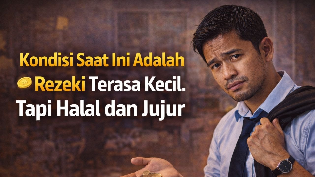 Inilah Kuncinya! Rezeki Ini Kecil, Tapi Halal dan Jujur. Motivasi Hidup Sukses.