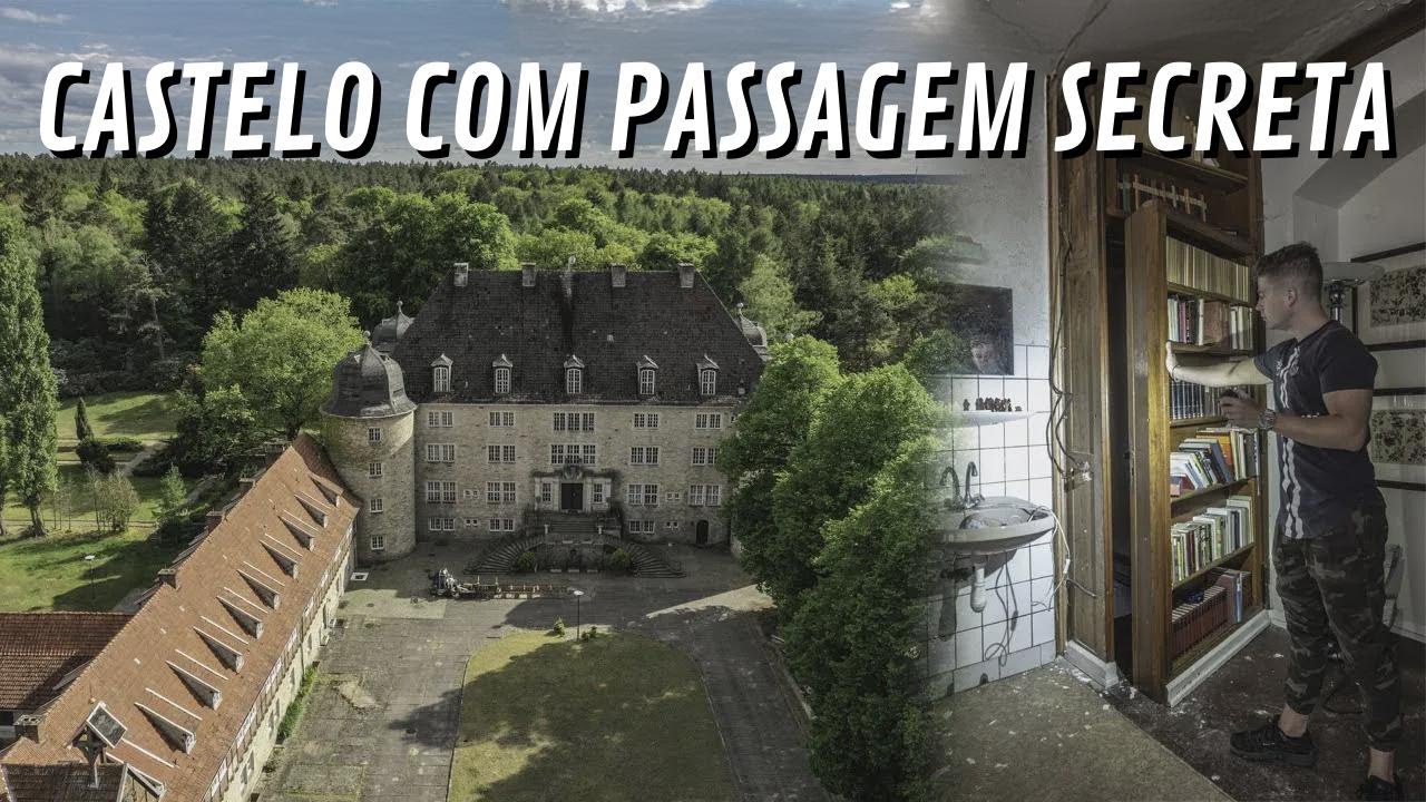 Castelo abandonado de milhões próximo a Berlim, Alemanha (Passagem secreta)