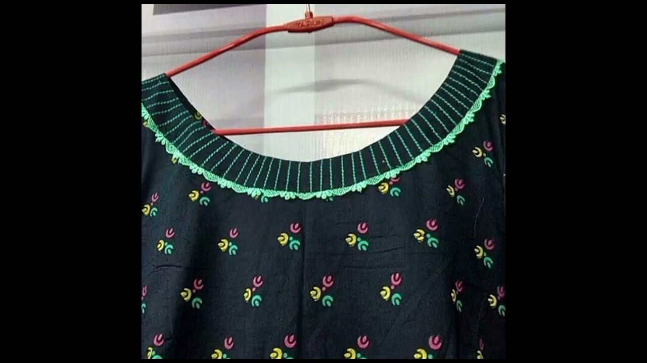 Neck design ideas for casual and party Wear dresses. /// New design for girls.....