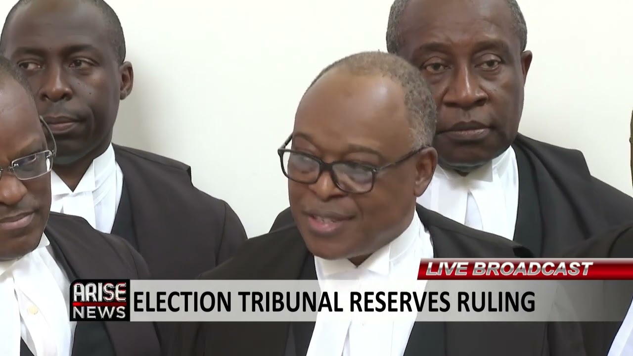 ELECTION TRIBUNAL RESERVES RULING
