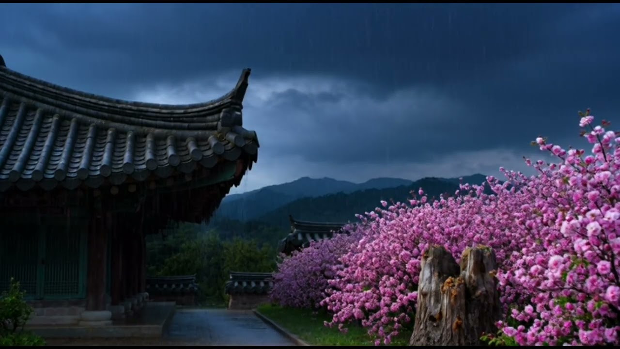 잠을 부르는 마법같은 빗소리. The magical sound of rain that lulls you to sleep