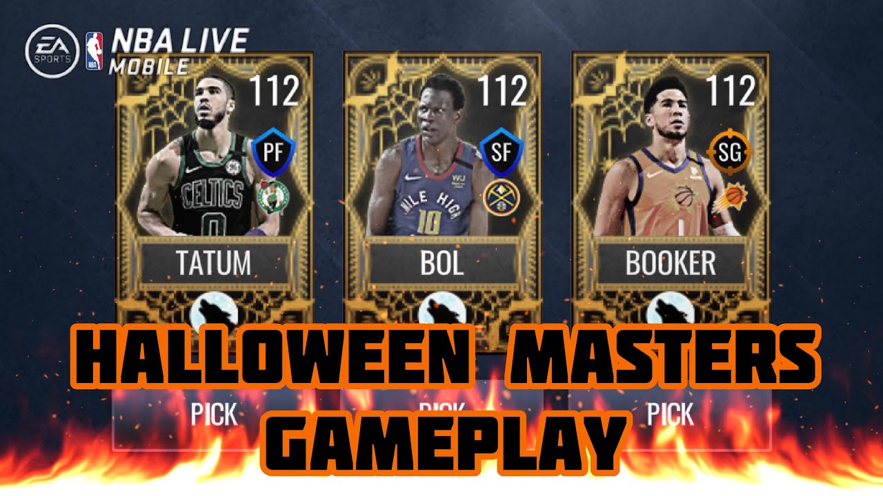 112 HALLOWEEN MASTERS GAMEPLAY & MONSTER MASH PACK OPENING!!! | NBA Live Mobile S4 Ep.51
