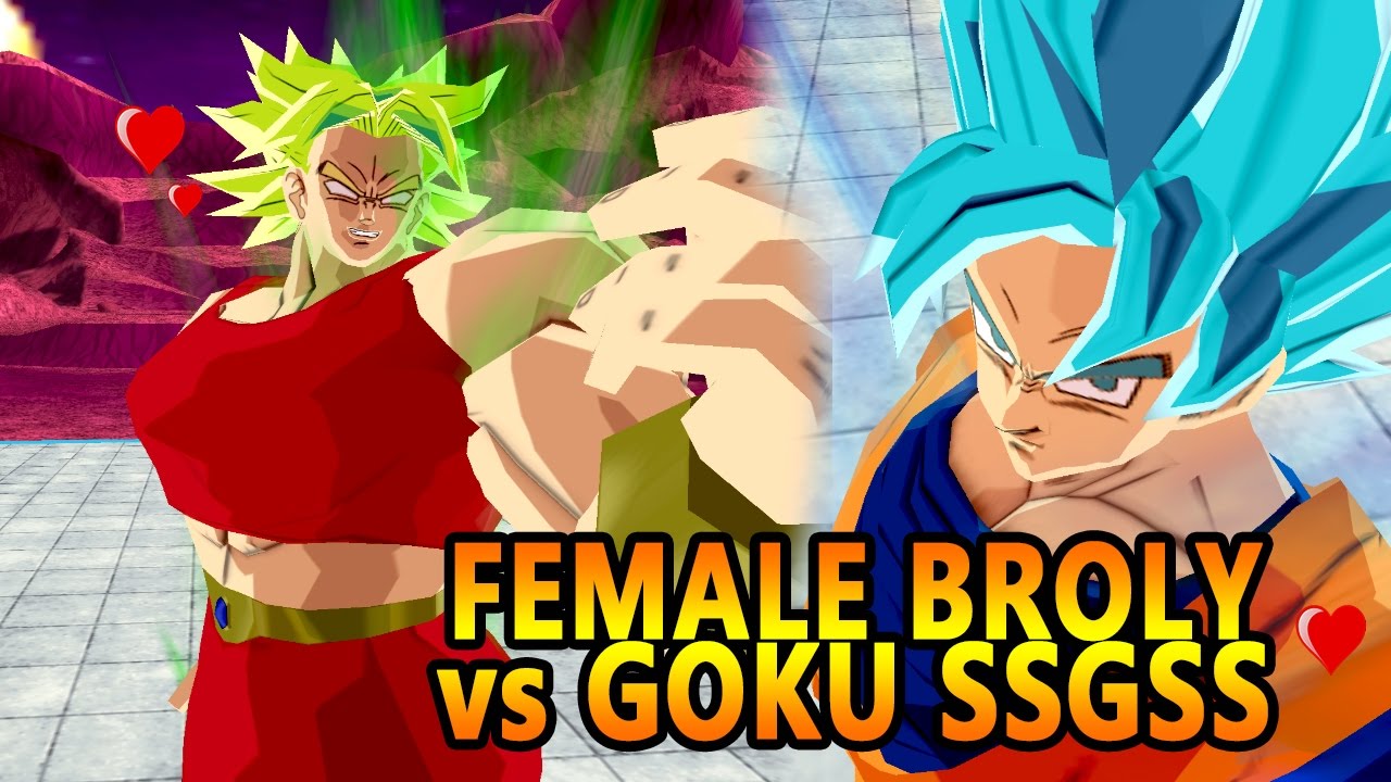 Female Broly vs Goku SSGSS | Universe Survival Arc | DBZ Tenkaichi 3 (MOD)