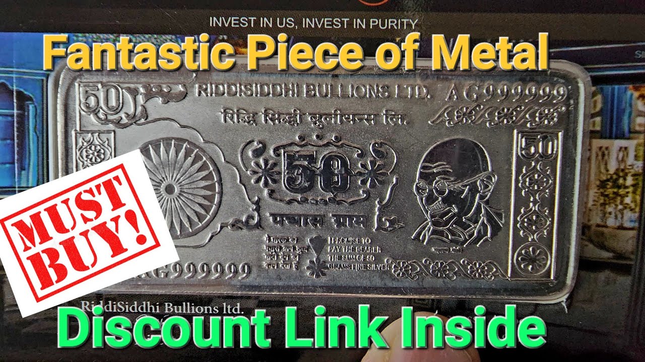 RSBL Silver Note 💵 50 Grams and 100 grams review 🥈Discount information  Inside 👌Don't Miss out 🔥🔥🔥