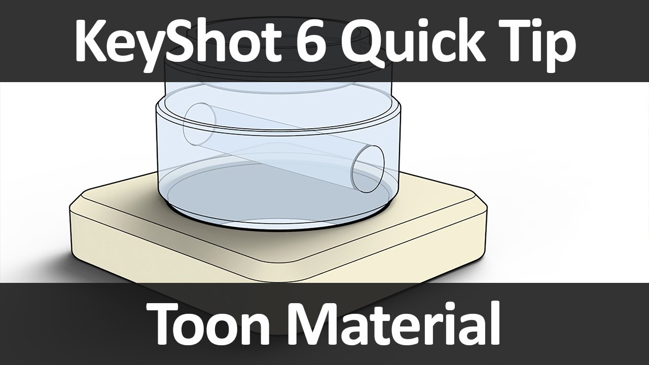 KeyShot Quick Tip: Toon Material