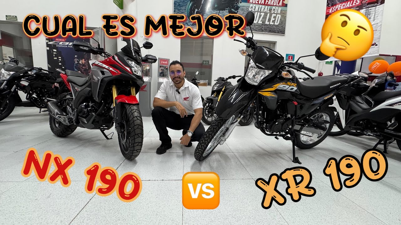 ❌ CUÁL ES MEJOR 🤔 XR 190 L 🆚 NX 190 🚀 DOS MOTOCICLETAS UNA OPCIÓN 😎