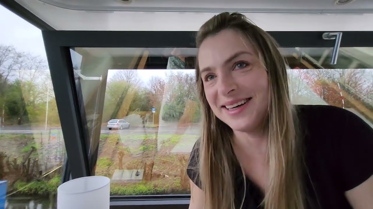 Tinyhouse Hausboot 1 Woche leben mit 3 Personen: Joylife Boats Die 2. Nacht m. Marlene. S01/F05