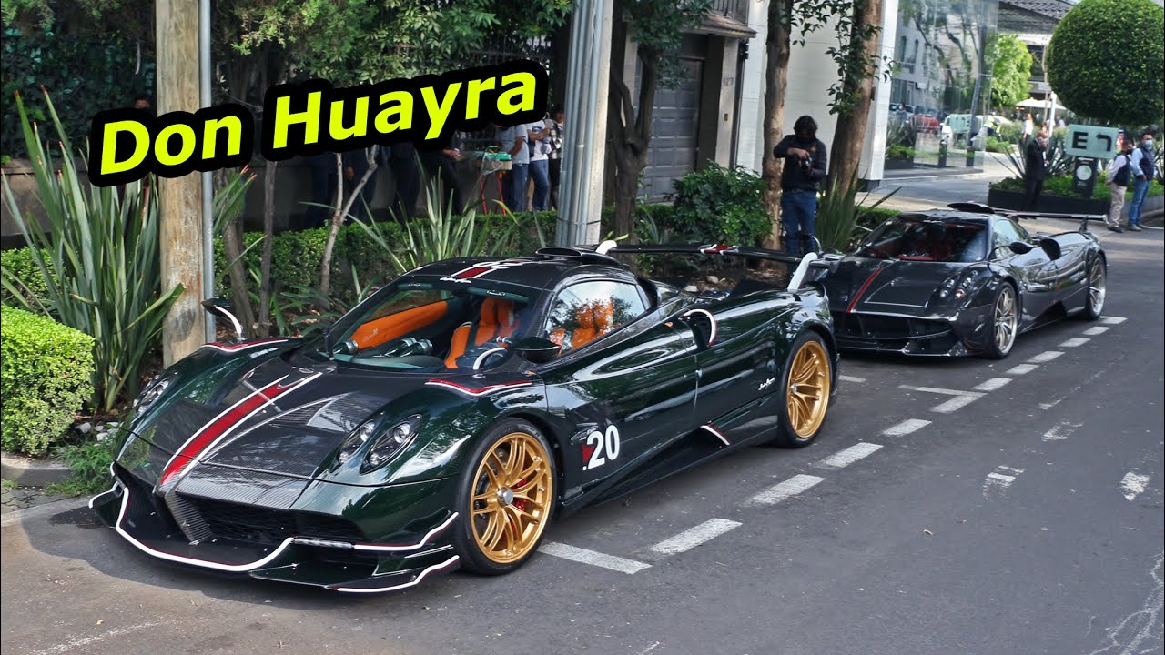 Los Pagani Huayra atrapados en el tráfico de México 🇲🇽