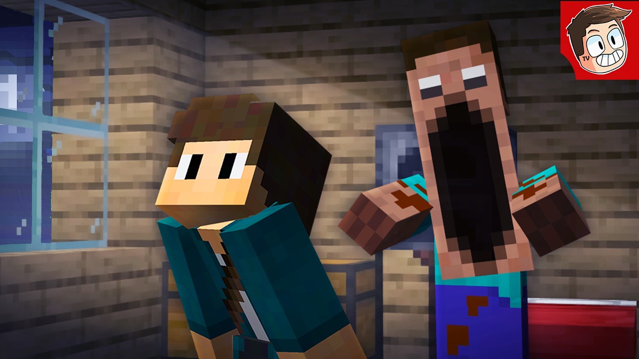 Mitos Assustadores capturados no minecraft