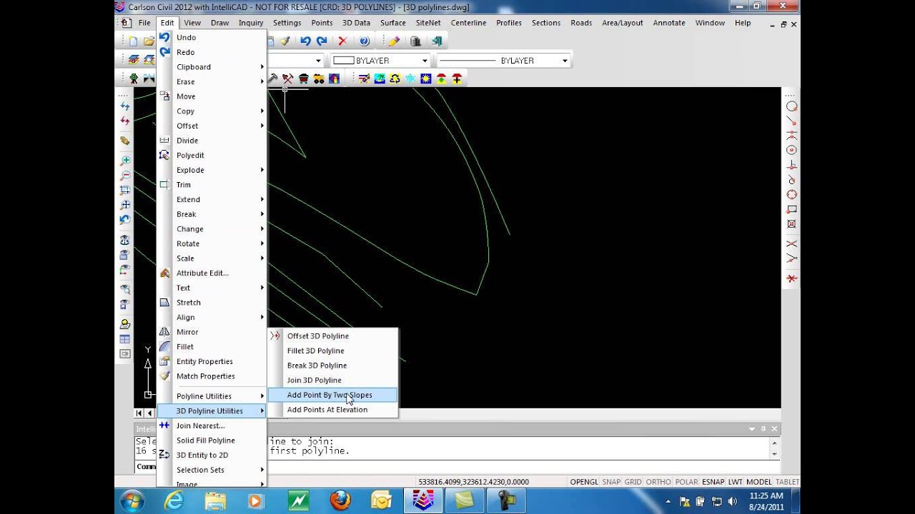 3D Polyline Utilities