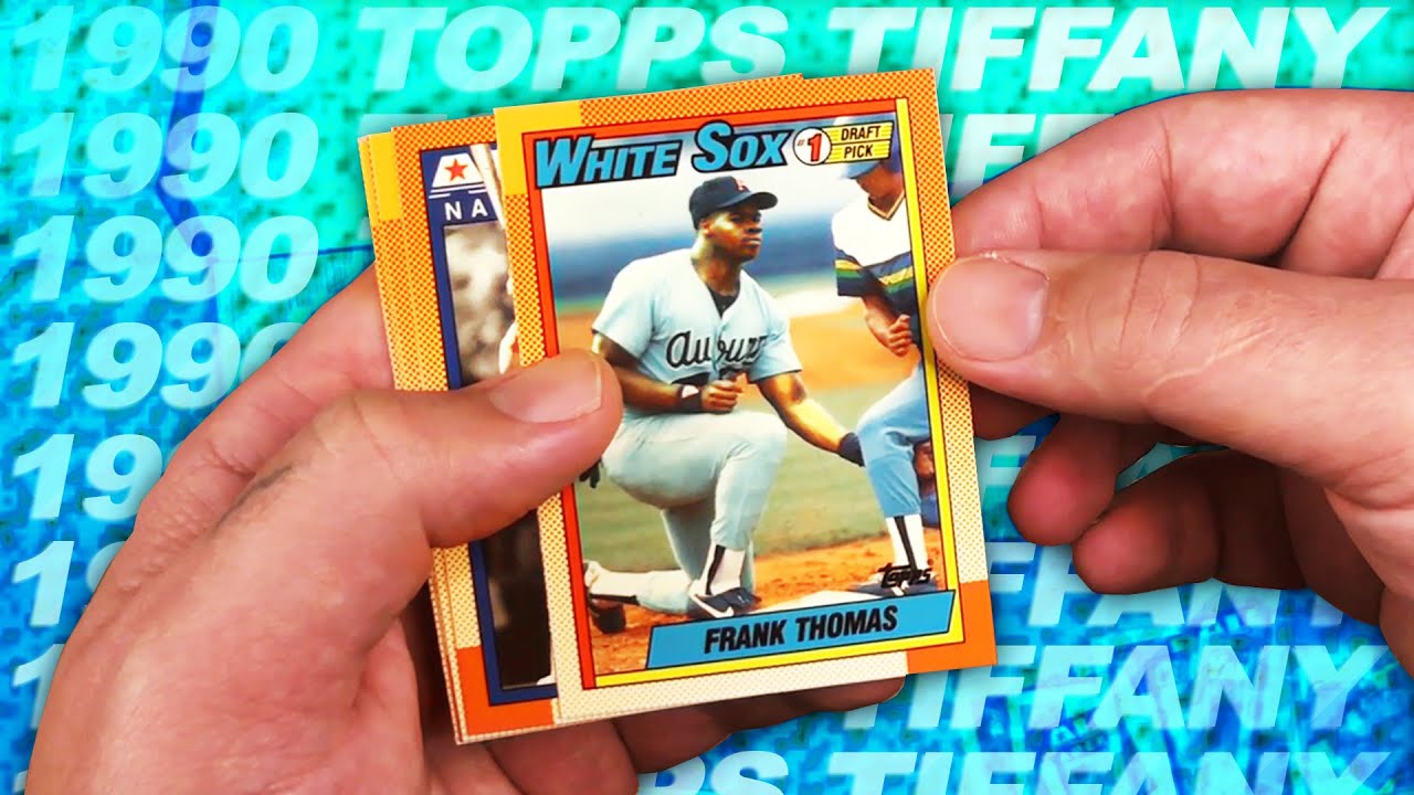 FRANK THOMAS rookie card hunt - 1990 Topps Tiffany Factory Sealed Set