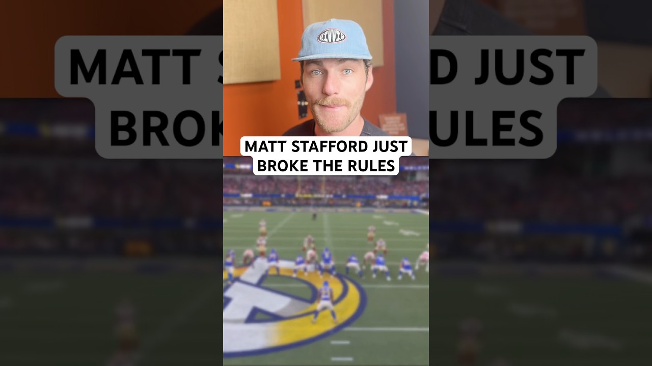 This just shows how good Stafford is.. #nfl #nflfootball #matthewstafford #larams