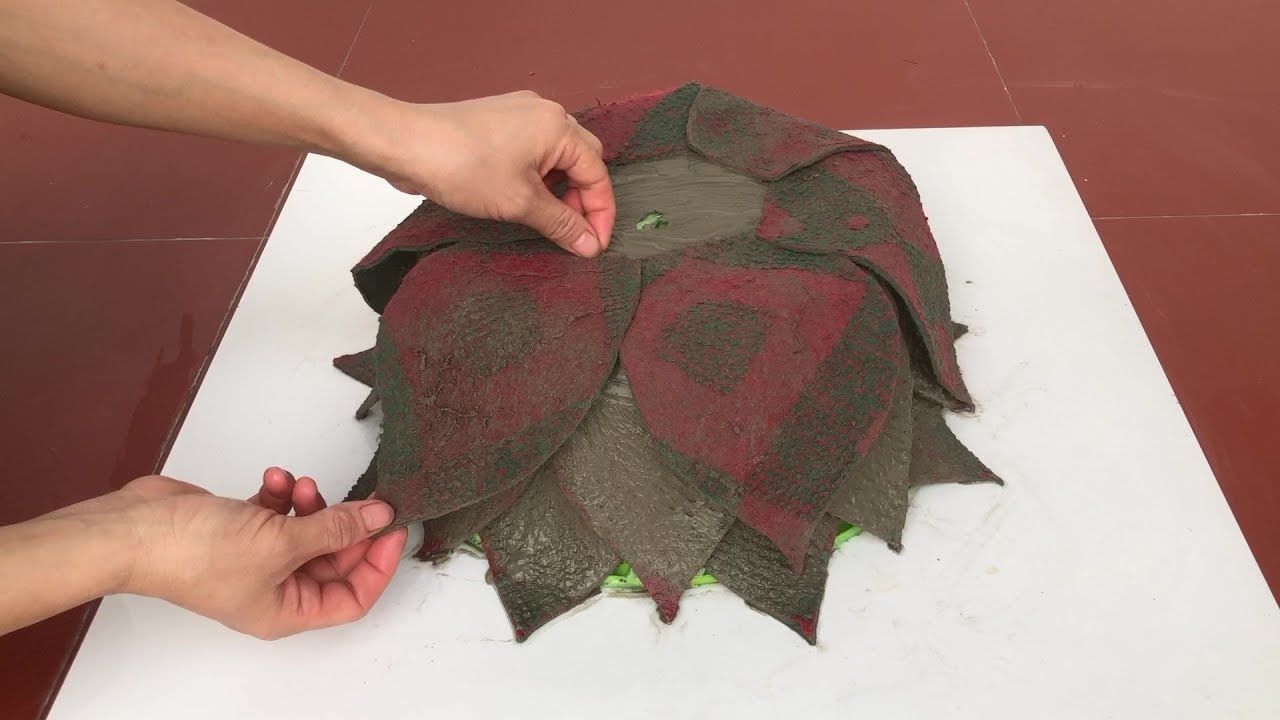 Design A Simple Potted Plant From A Used Rug