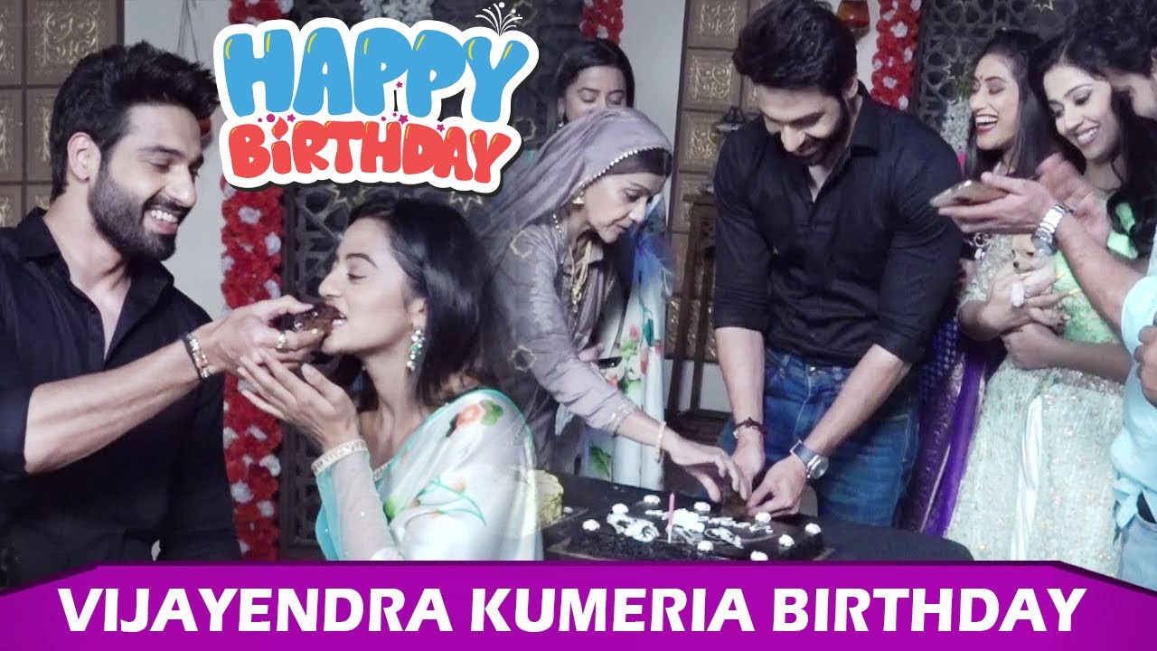 Vijayendra Kumeria Celebrates His Birthday With  Helly Shah & Cast Of Sufiyana Pyaar Mera Sets