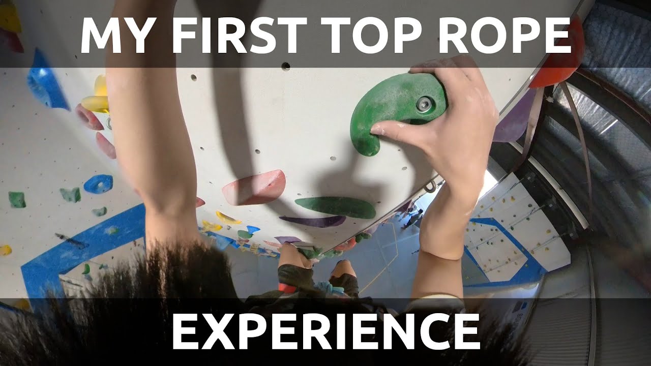 Climbing top rope for the first time | POV Climbing Session