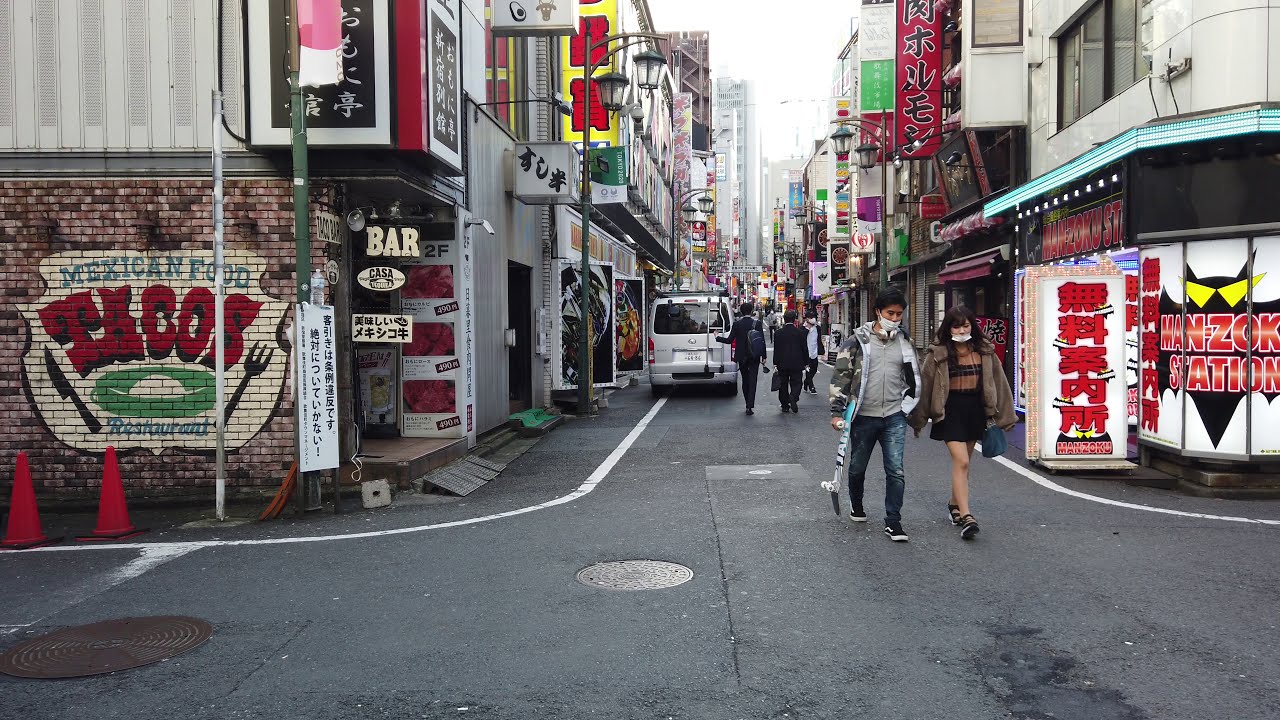 【4K】新宿「歌舞伎町さくら通り」をさんぽ撮影【撮影 2020.10】