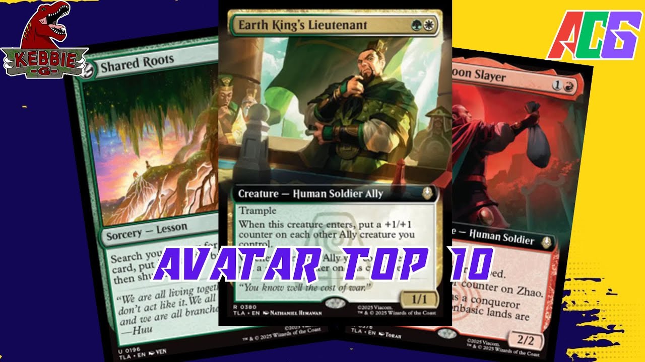 Аватар: Легенда об Аанге | 10 лучших карт MTG | MTG Pioneer & Explorer