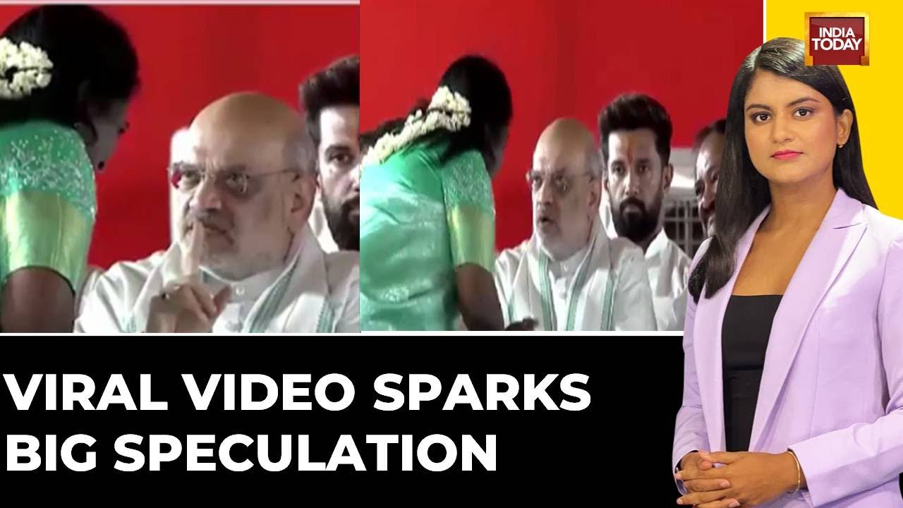Video Of Amit Shah’s Talk With Tamilisai Goes Viral Amid Tamil Nadu Rumblings | India Today