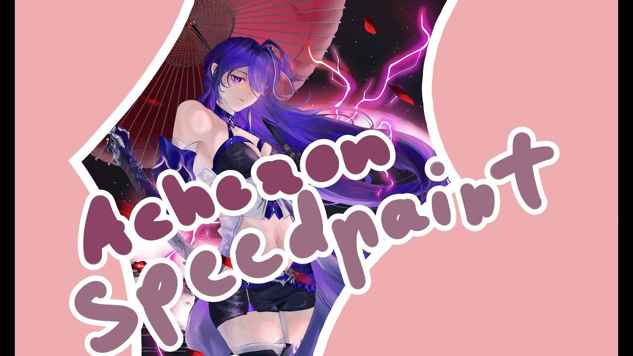 Honkai: Star Rail Acheron speedpaint