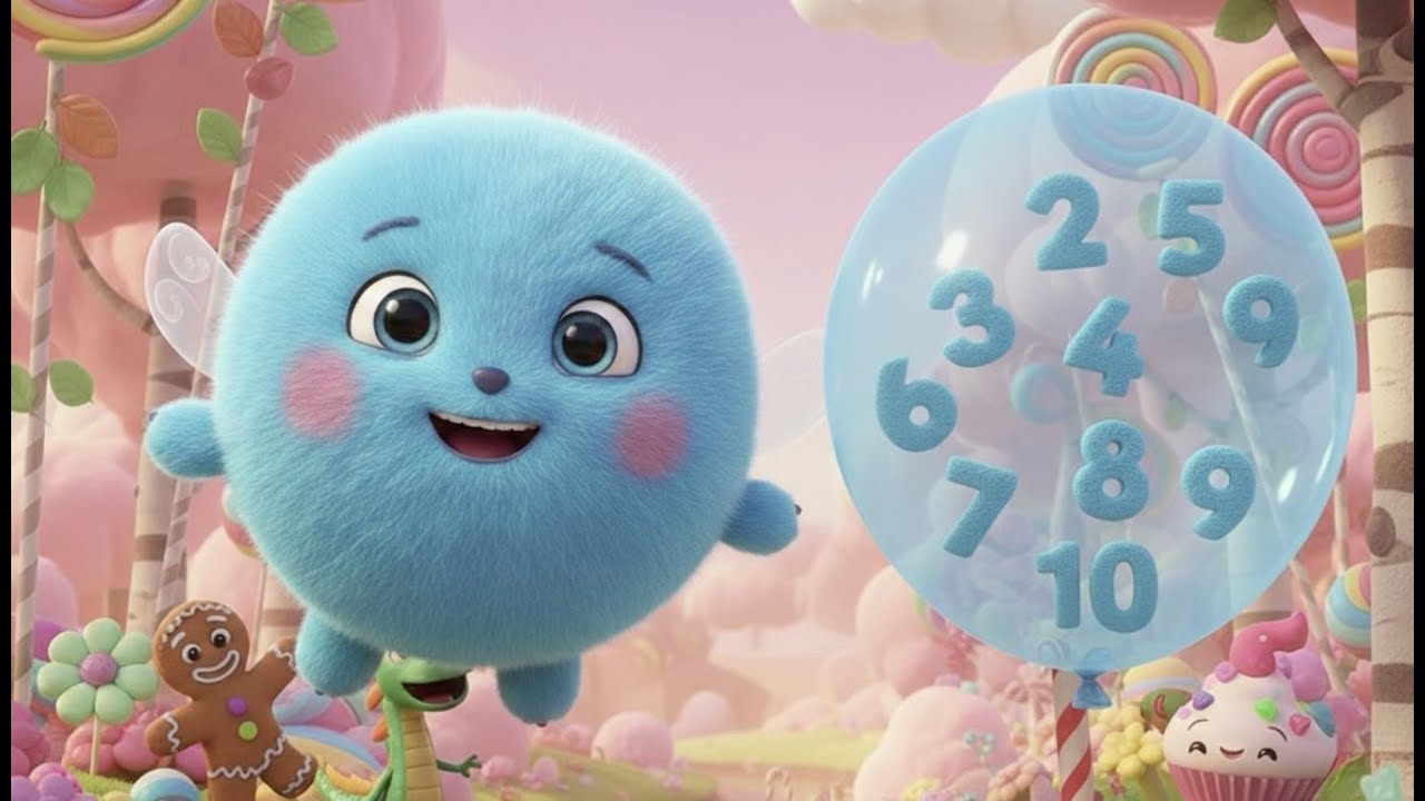Learn Numbers 1 to 10 in English 🔢 | Fun Counting for Kids | Educational Children’s Video