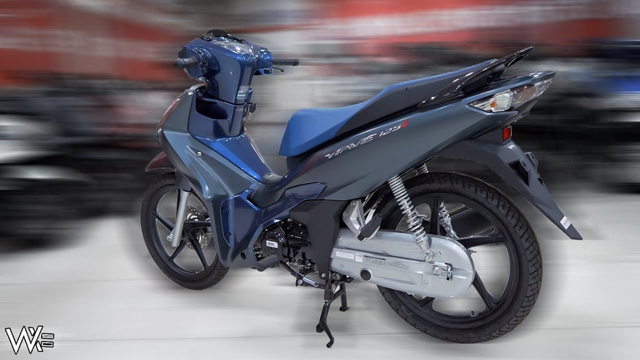 Honda Wave 125i Smart Engine 2023 - Matte Gray Blue - Future 125 2023 - Full Specs & Walkaround