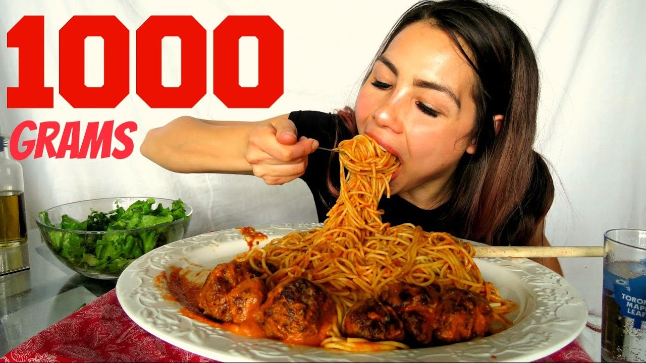 How to make Meatballs & Spaghetti + Pasta sauce from scratch! Mukbang 먹방 15k Giveaway