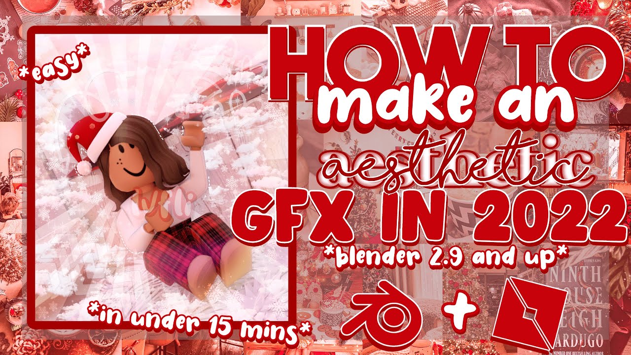 How to make an AESTHETIC ROBLOX GFX in 2022! + Speed Design *Blender 2.9 and up* || Lvfli 🌸