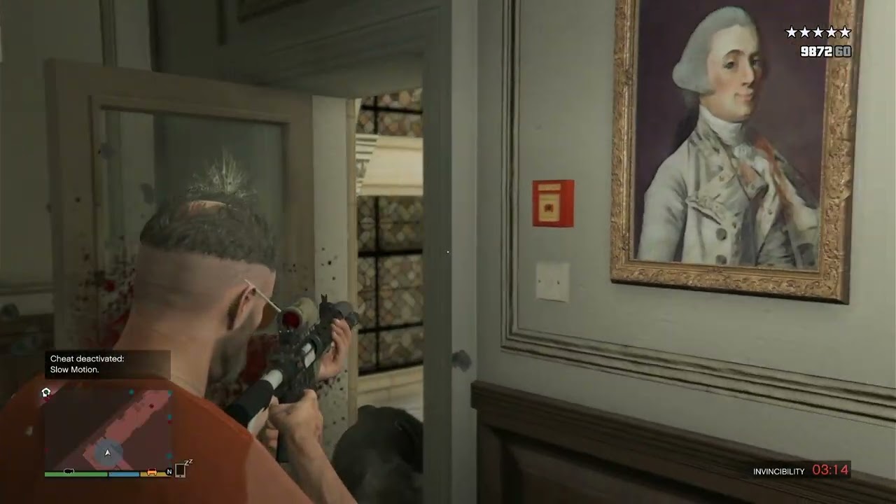 GTA V 5 Star Wanted Level Rampage Crazy Ultimate Battle Crazy Police chase and other with cheats