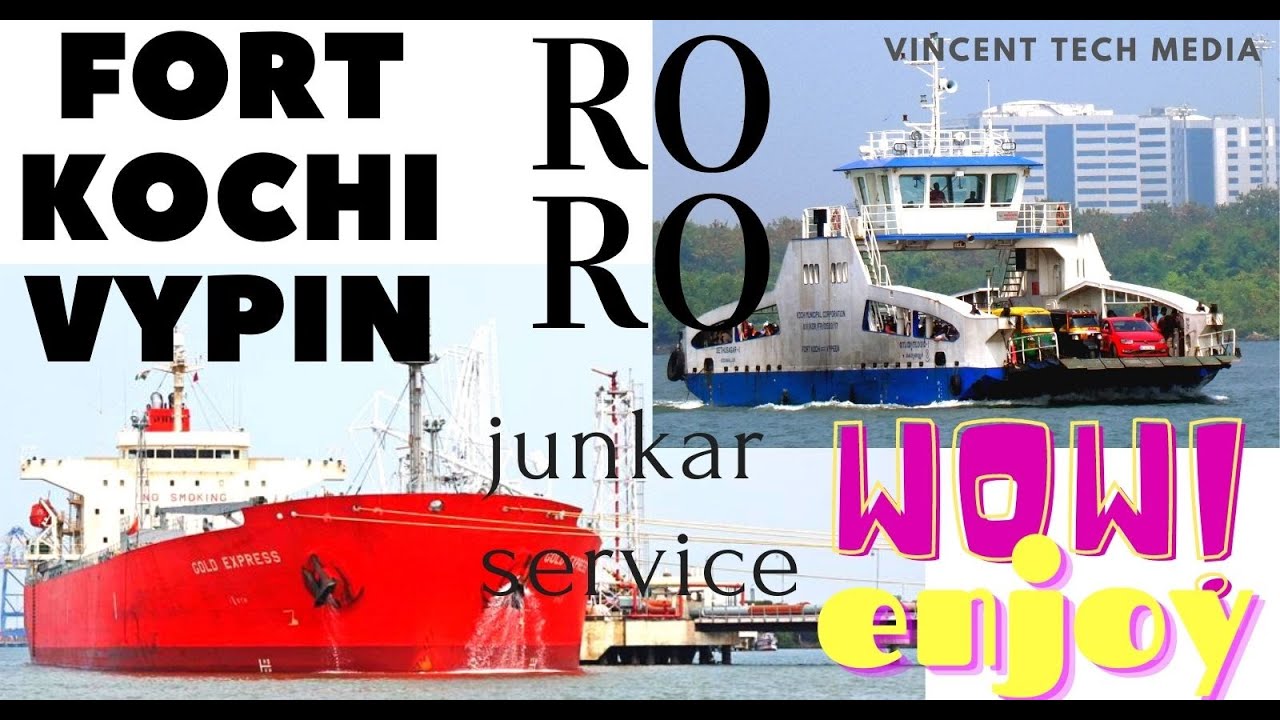 Fort Kochi-Vypin RO RO Junkar Service I കൊച്ചി ബോട്ട് യാത്ര I Vypin Ferry Services I Travel Kochi
