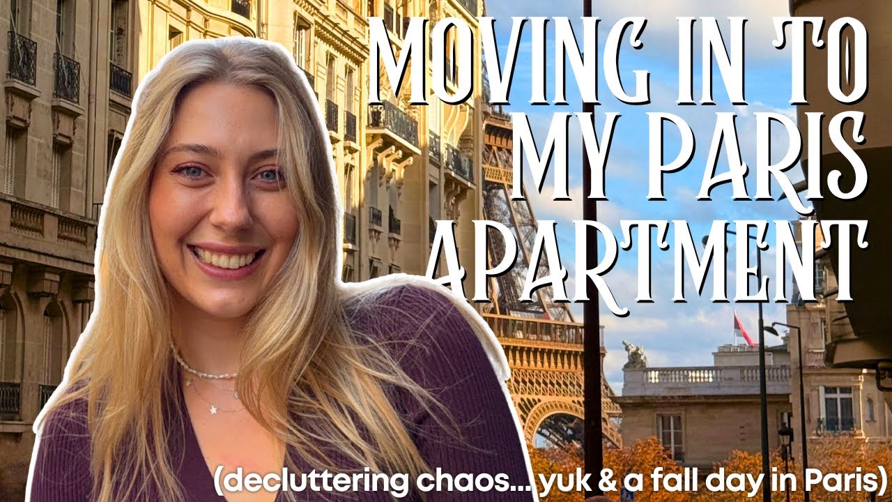 MOVING INTO MY PARIS APARTMENT 🇫🇷✨ Life Reset at 30, Decluttering Chaos & a productive fall vlog
