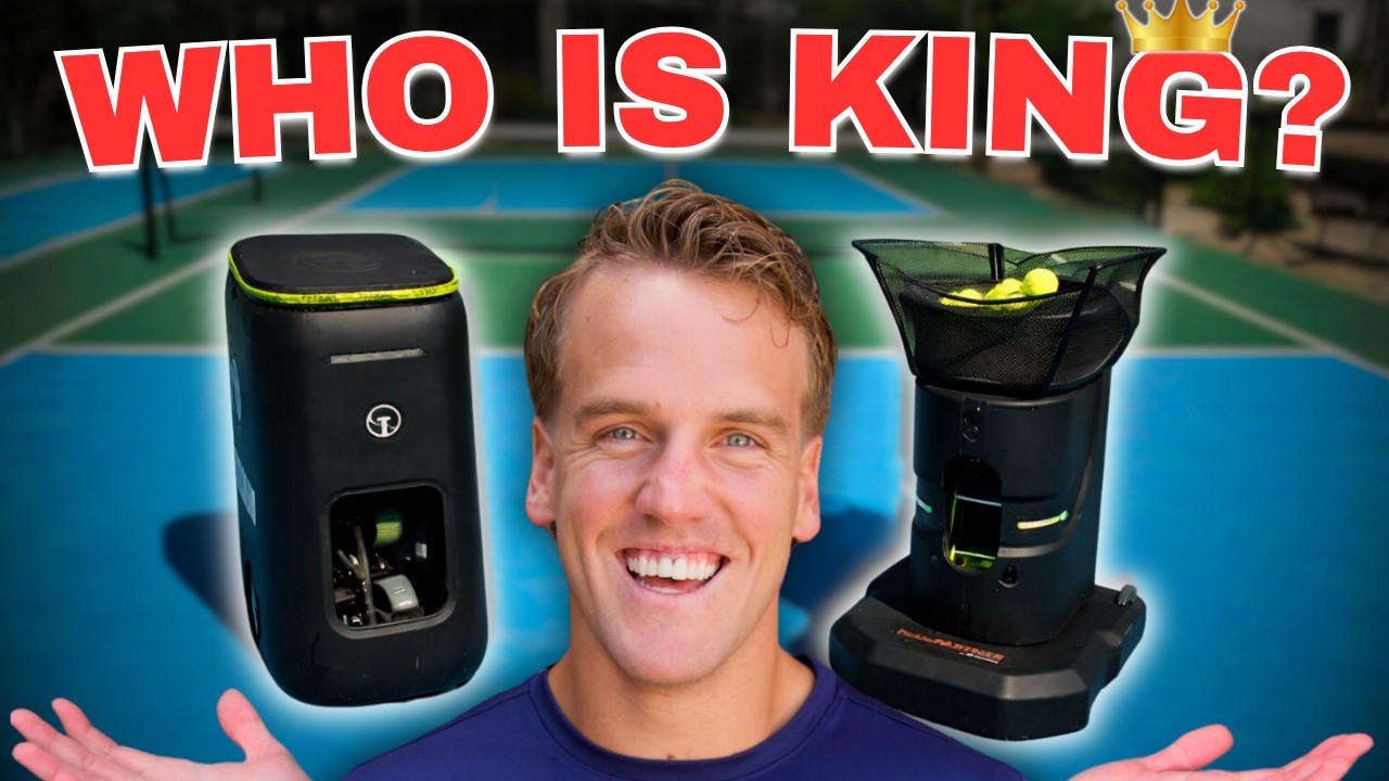 Какая машина для подачи мячей лучше? Tennibot или Titan?