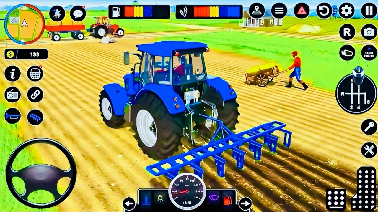 Modern Tractor FarmingDrivingSimulator 3D | New Tractor Games | Android and iOS Gameplay #1