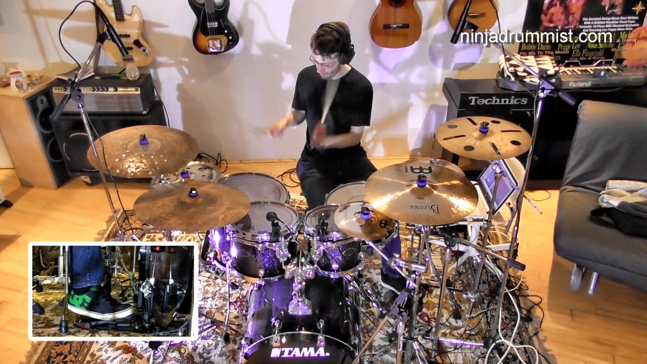 Drum Lesson: Double Bass for Single Pedal Pattern Breakdown