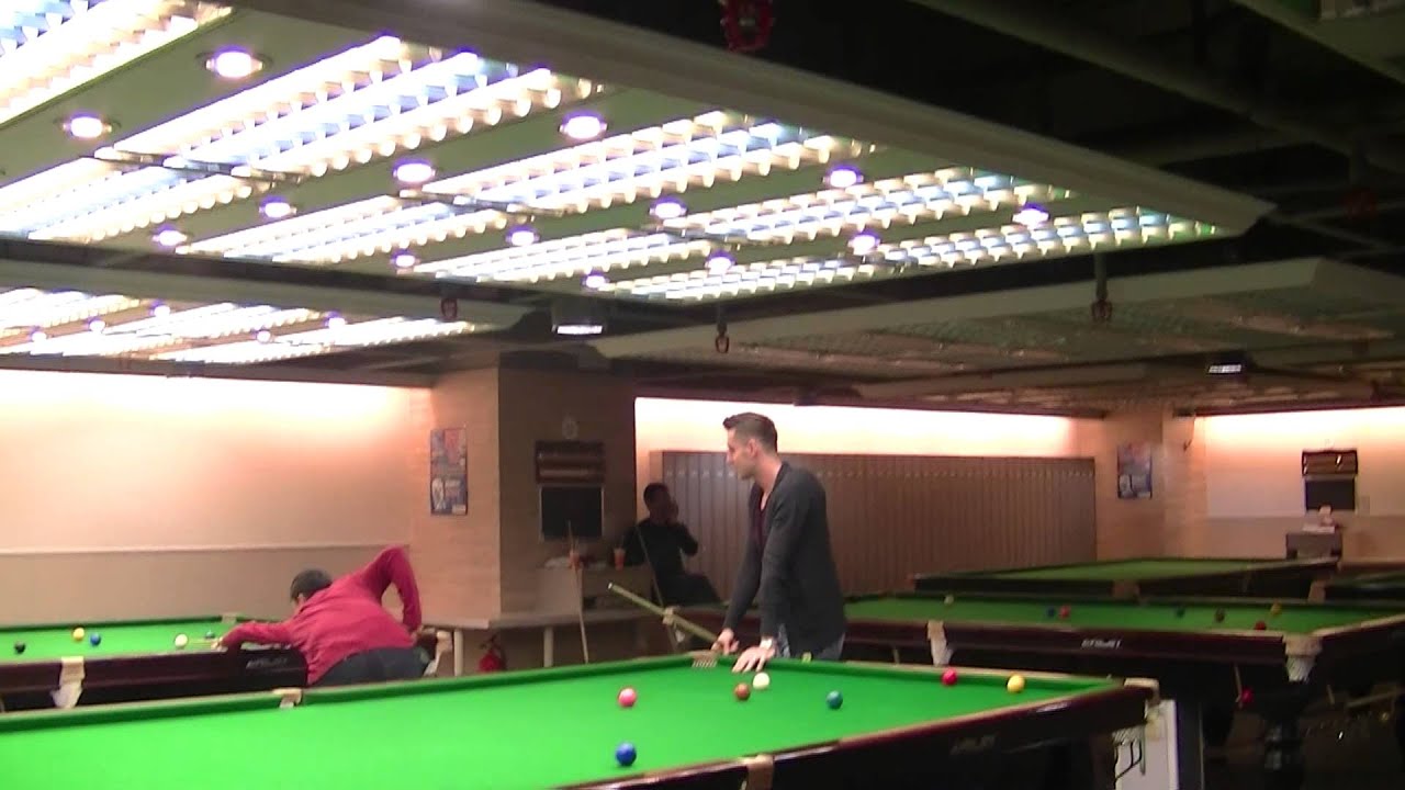 Mark Selby 沙比技癢露兩手,大讚青年桌球會 part 1
