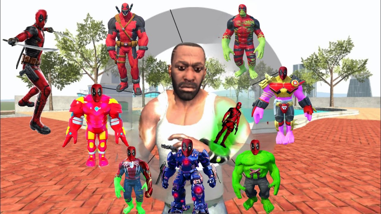 Franklin Try New Magical Watch Deadpool Hulk Mode in Indian Bike Driving 3D