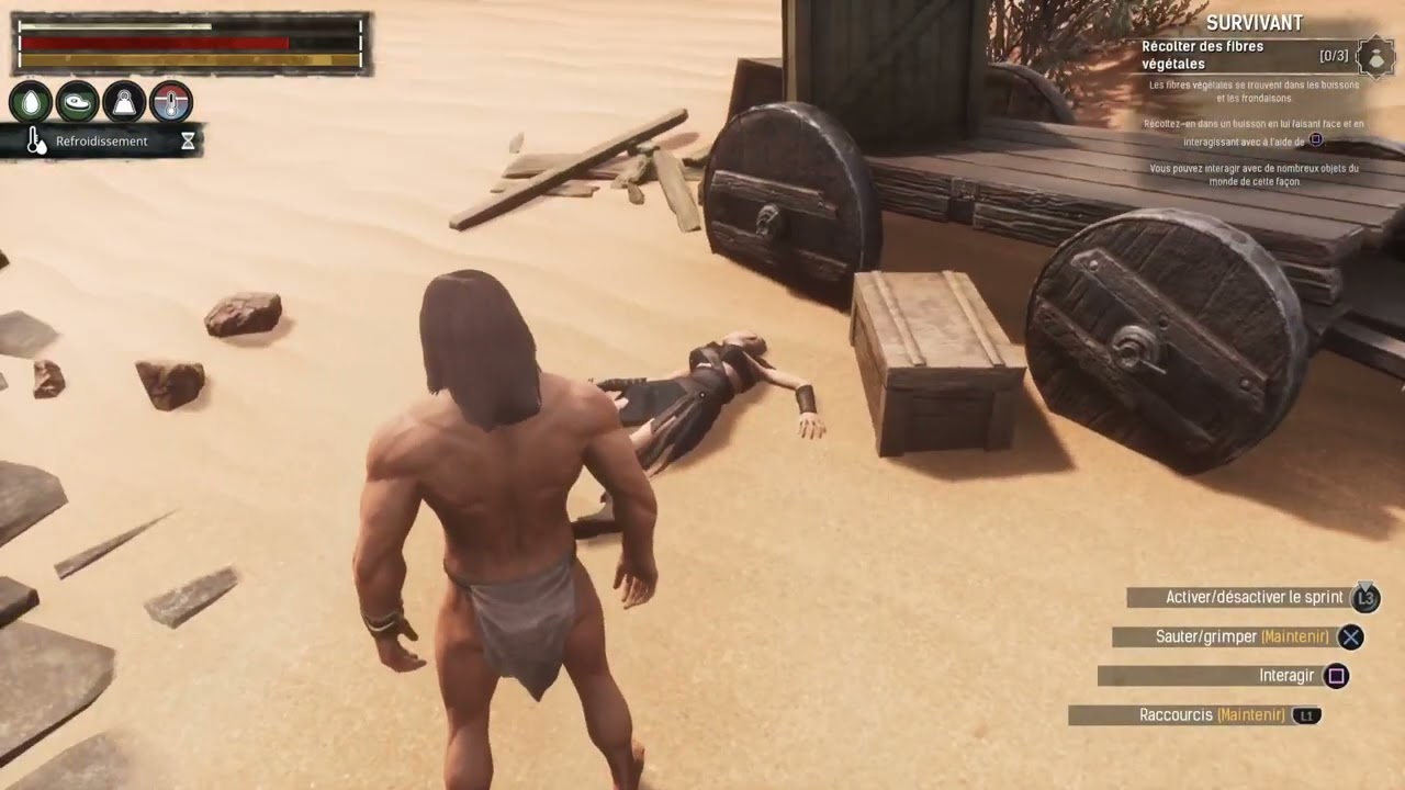 début du let's play sur Conan exil