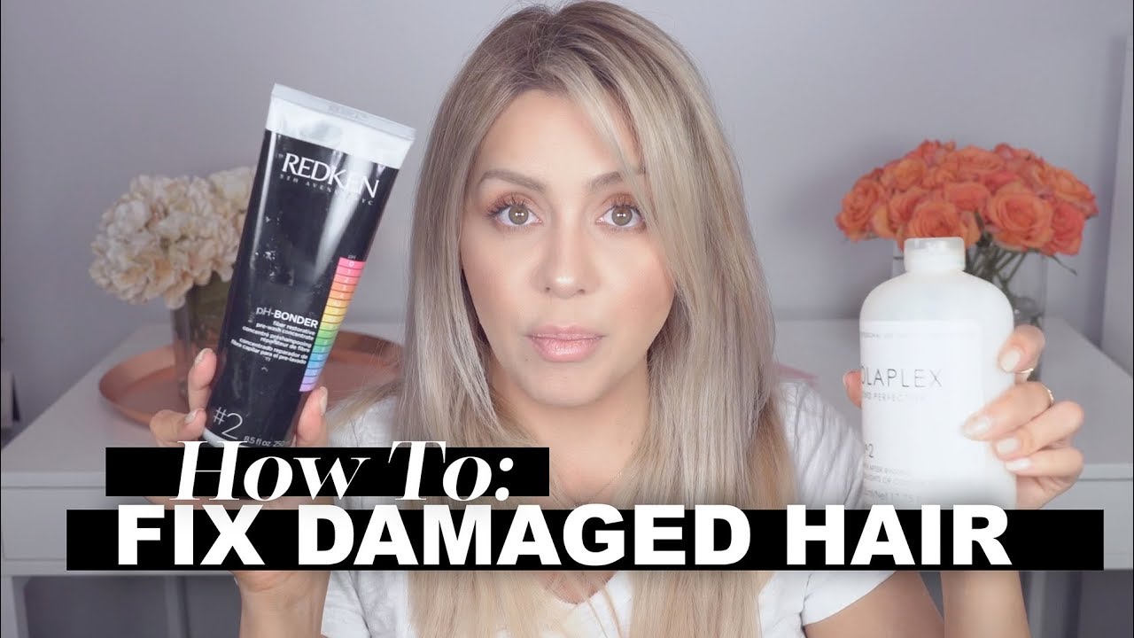 How to Fix Damaged Hair - Products + Tips