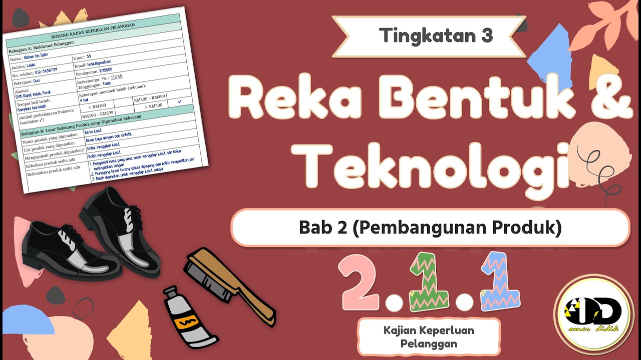 RBT TINGKATAN 3 BAB 2.1.1(PRODUK YANG HENDAK DIHASILKAN BERDASARKAN KEPERLUAN KAJIAN PELANGGAN)